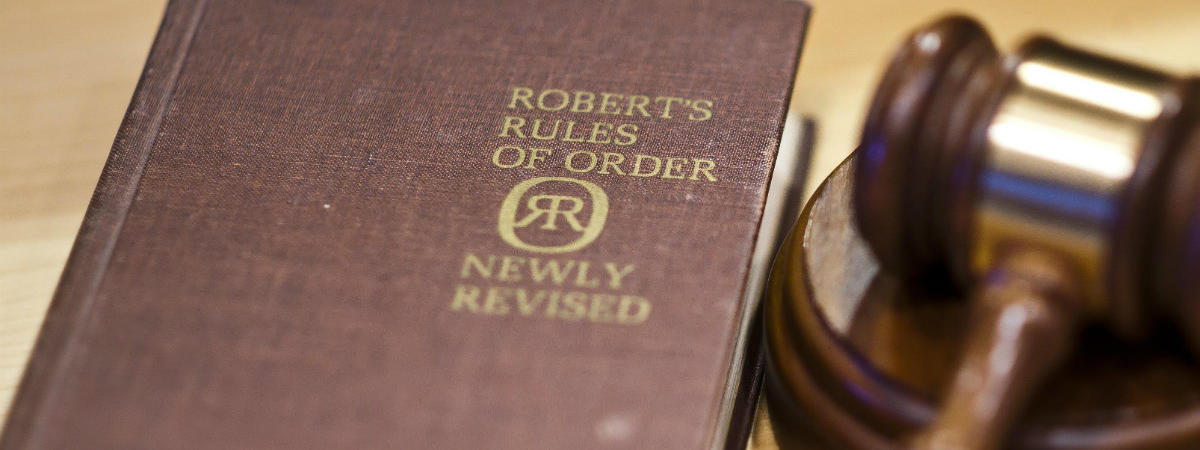 Robert's Rules of Order book
